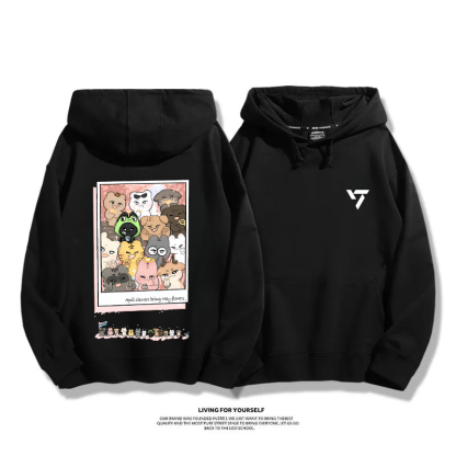 SEVENTEEN 2025秋冬新款 親子情侶男女連帽衛衣