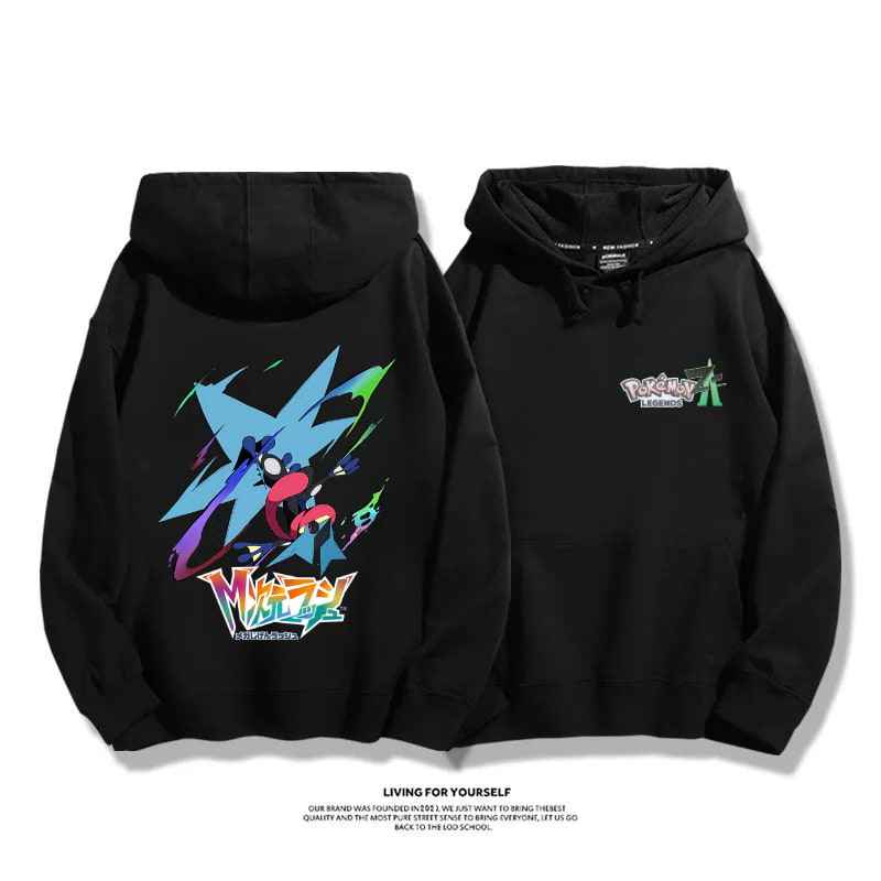 寶可夢傳說 Z-A 2025秋冬新款 親子情侶男女連帽衛衣