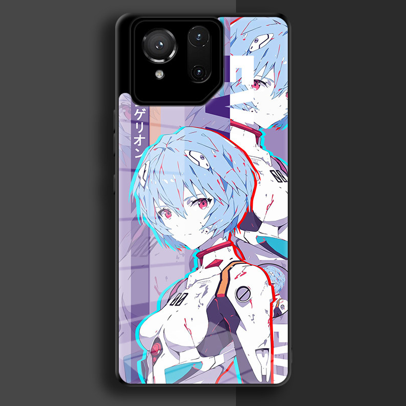 ROG新世紀福音戰士鋼化玻璃手機殼