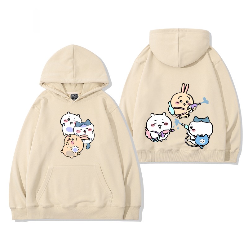 Chiikawa 2025秋冬新款 親子情侶男女連帽衛衣