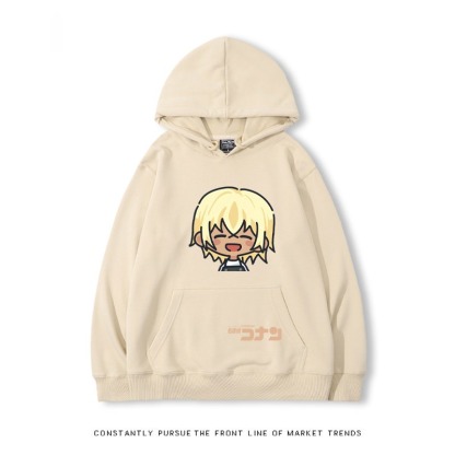 名偵探柯南 秋冬新款 親子情侶裝連帽衛衣