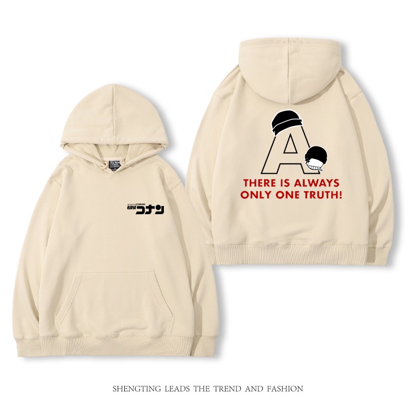 名偵探柯南 2025秋冬新款 親子情侶裝連帽衛衣