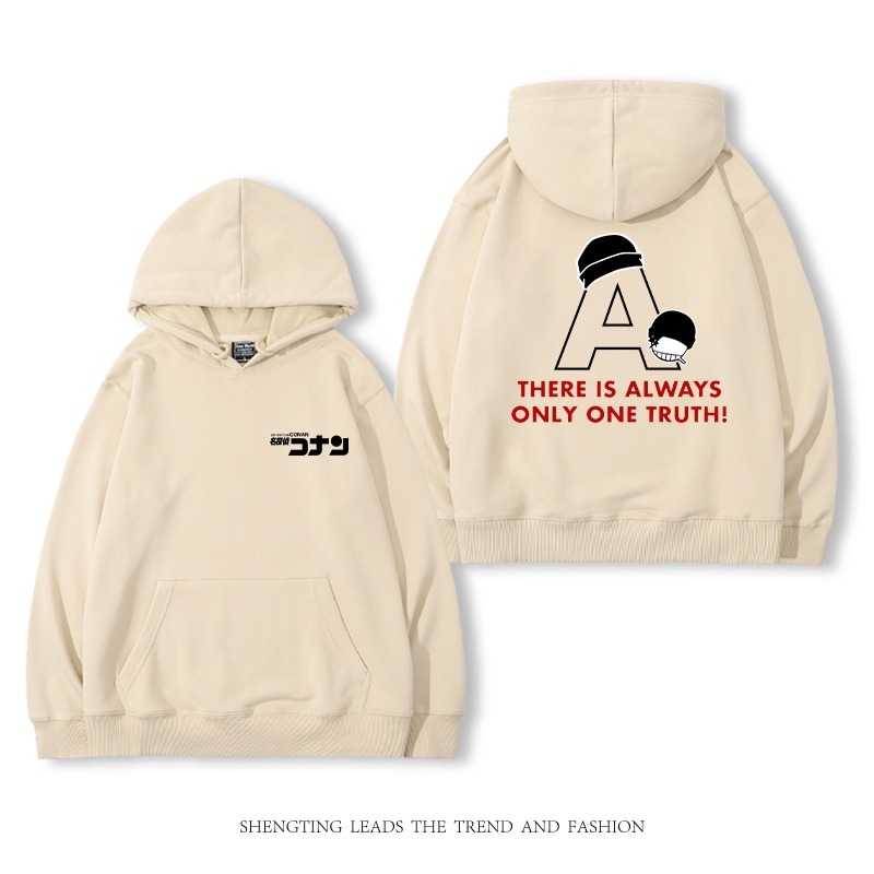 名偵探柯南 2025秋冬新款 親子情侶裝連帽衛衣