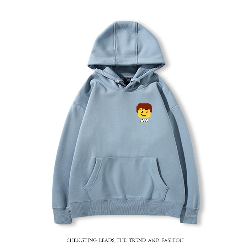 樂高積木 2025秋冬新款 親子情侶裝連帽衛衣