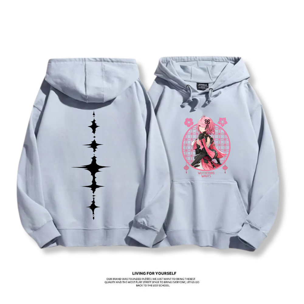 鳴潮新款 親子情侶男女款連帽衛衣