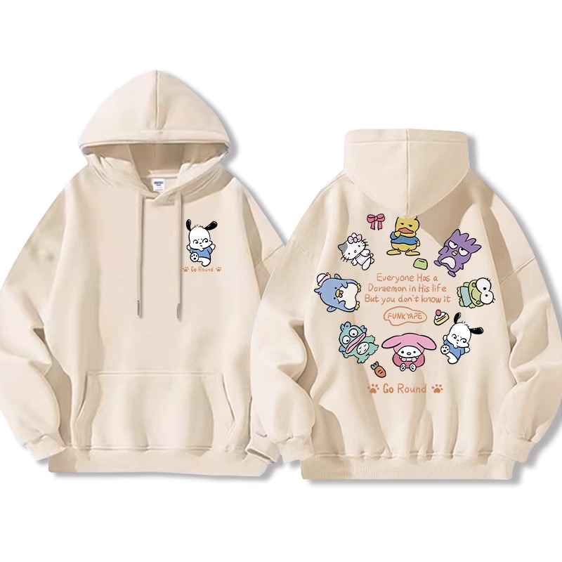 三麗鷗新款 親子情侶男女款連帽衛衣-ZUIHANG SHOP