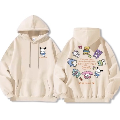 三麗鷗新款 親子情侶男女款連帽衛衣-ZUIHANG SHOP