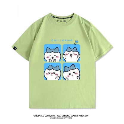 Chiikawa 2025親子情侶男女同款 印花短袖T恤
