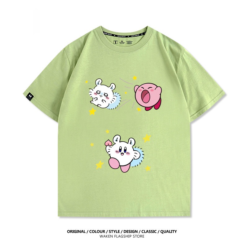 Chiikawa 2025親子情侶男女同款 印花短袖T恤