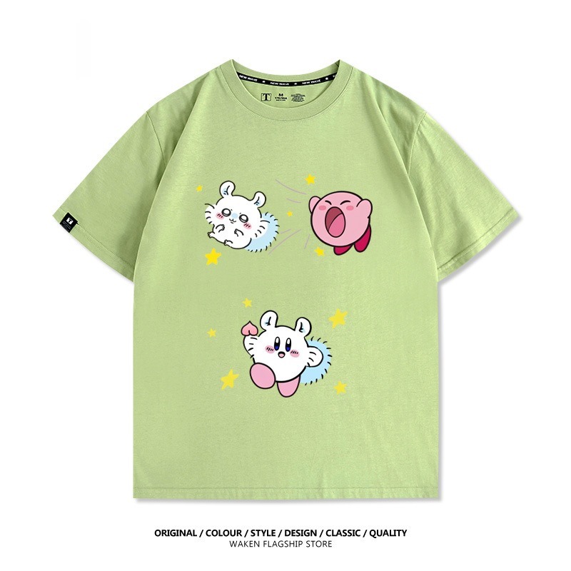 Chiikawa 2025親子情侶男女同款 印花短袖T恤