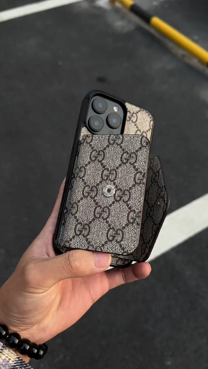 古馳卡包皮質手機殼