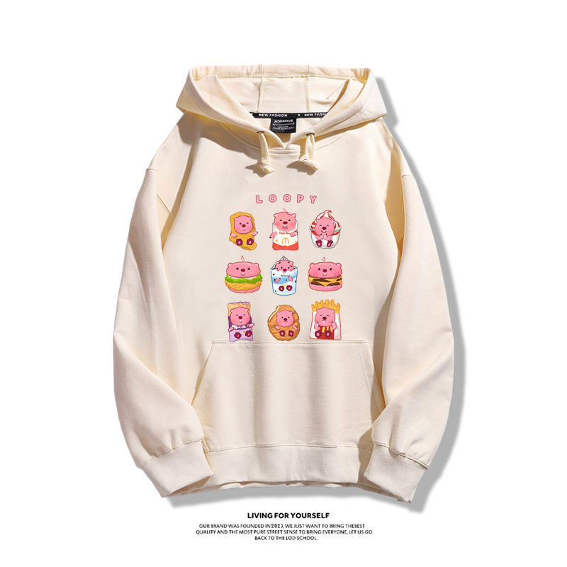 小海狸露比loopy新款 親子情侶男女款連帽衛衣-ZUIHANG SHOP