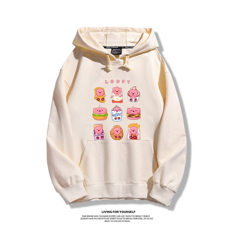 小海狸露比loopy新款 親子情侶男女款連帽衛衣-ZUIHANG SHOP