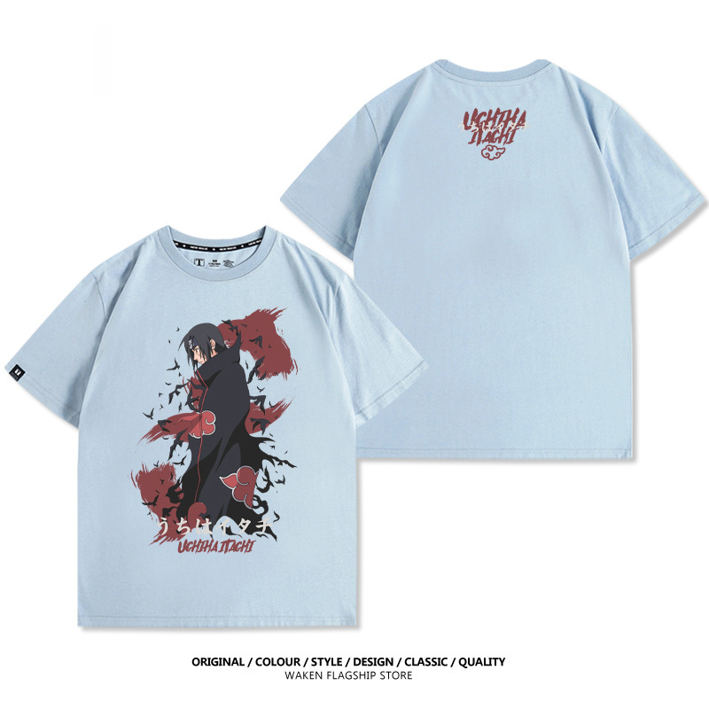 火影忍者 宇智波鼬 印花短袖T恤-ZUIHANG SHOP