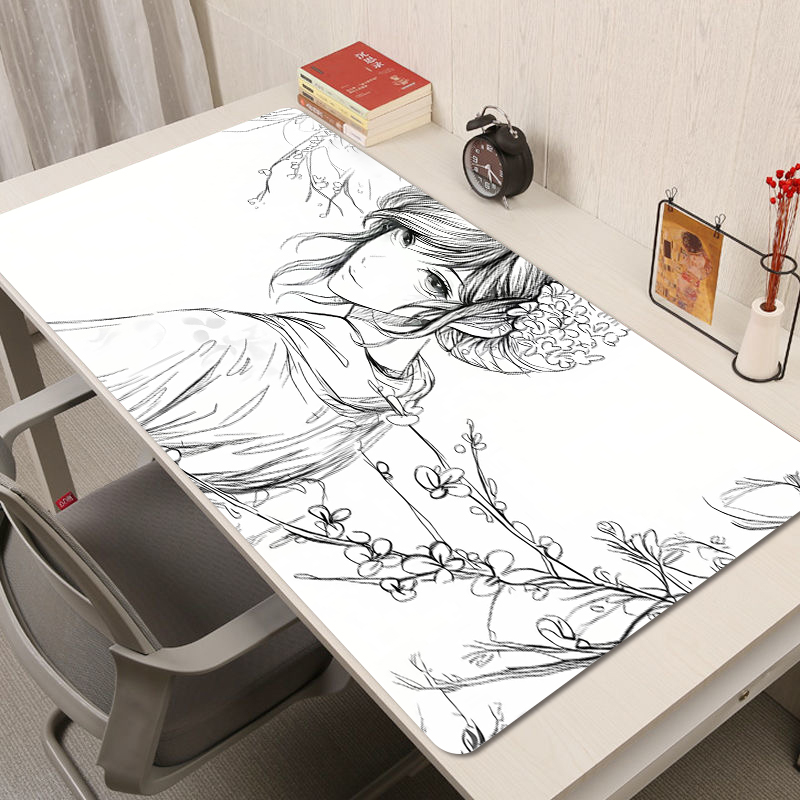 二次元亂線 主題桌墊 布質滑鼠墊-ZUIHANG SHOP