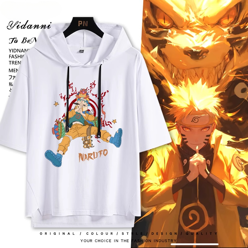 火影忍者 連帽短袖T恤