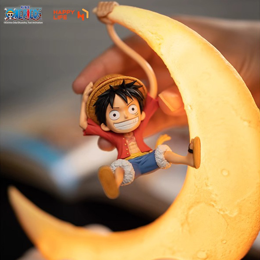 HAPPY LIFE 正版航海王 拉拉路飛磁控小夜燈-ZUIHANG SHOP