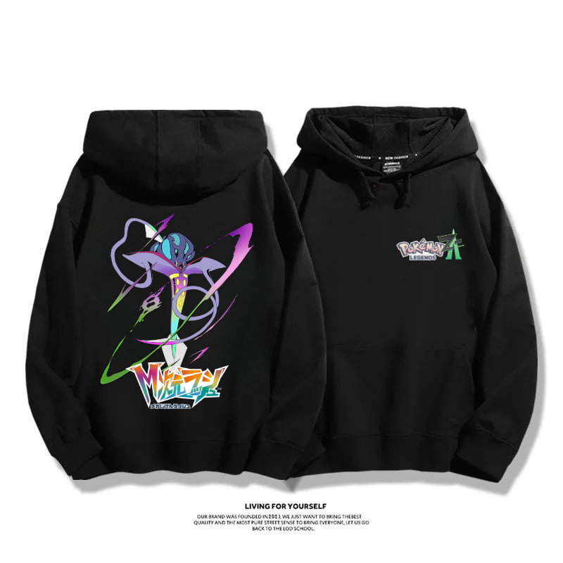 寶可夢傳說 Z-A 2025秋冬新款 親子情侶男女連帽衛衣