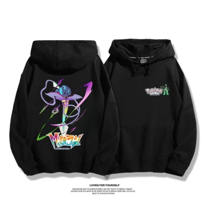 寶可夢傳說 Z-A 2025秋冬新款 親子情侶男女連帽衛衣