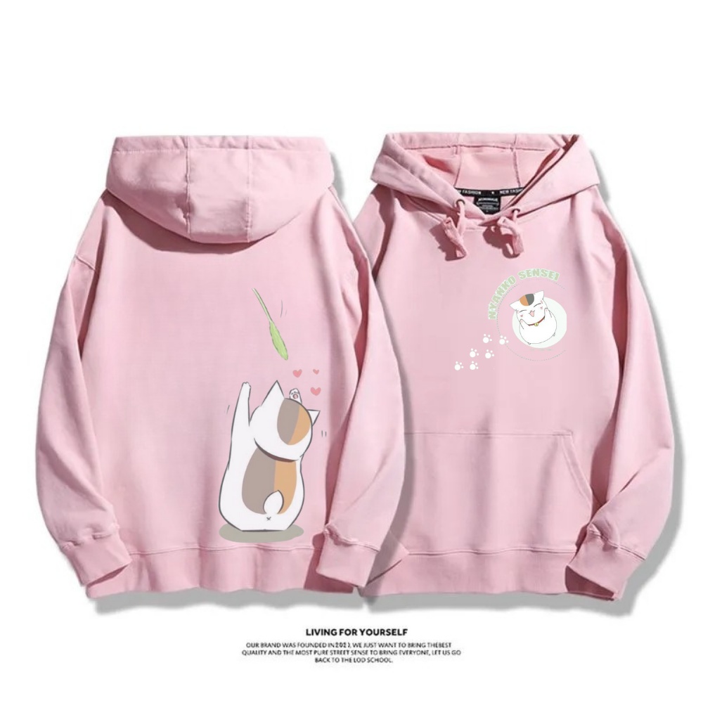 夏目友人帳 秋冬新款 親子情侶裝連帽衛衣