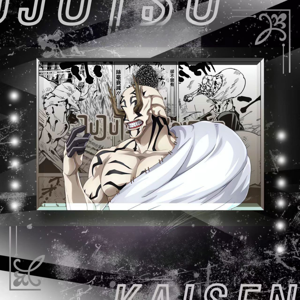 咒術迴戰透光水晶磚 附贈發光底座