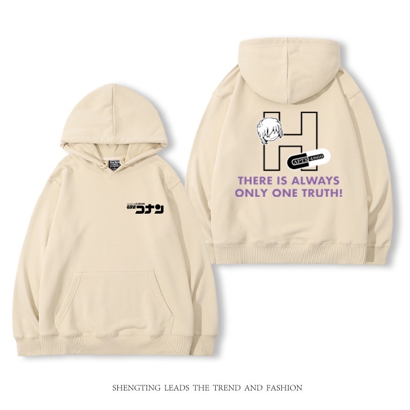 名偵探柯南 2025秋冬新款 親子情侶裝連帽衛衣