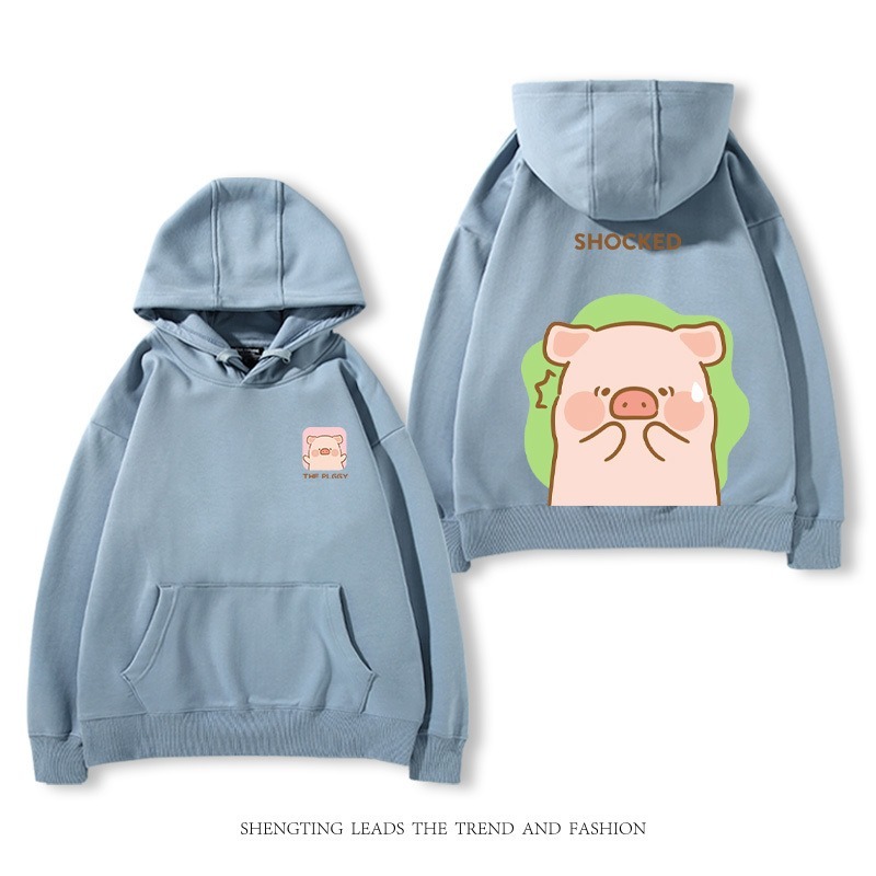 罐頭豬LULU 2025秋冬新款 親子情侶裝連帽衛衣