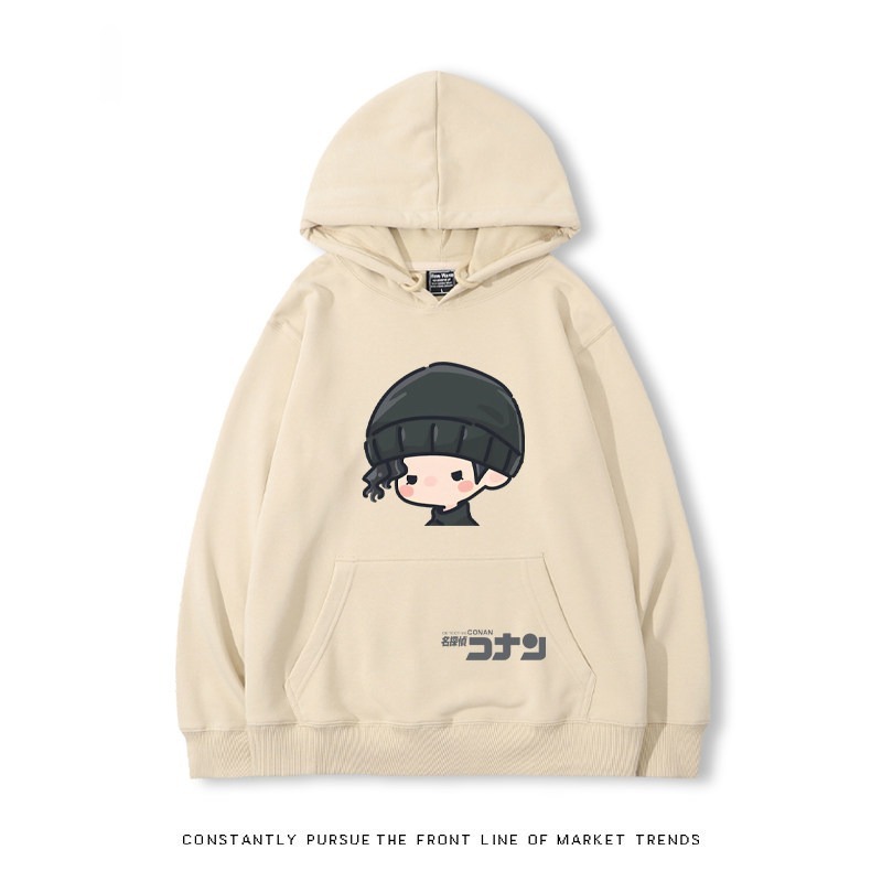 名偵探柯南 秋冬新款 親子情侶裝連帽衛衣