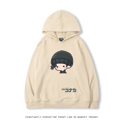 名偵探柯南 秋冬新款 親子情侶裝連帽衛衣