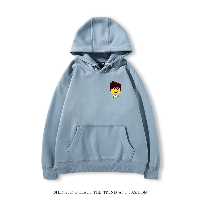樂高積木 2025秋冬新款 親子情侶裝連帽衛衣