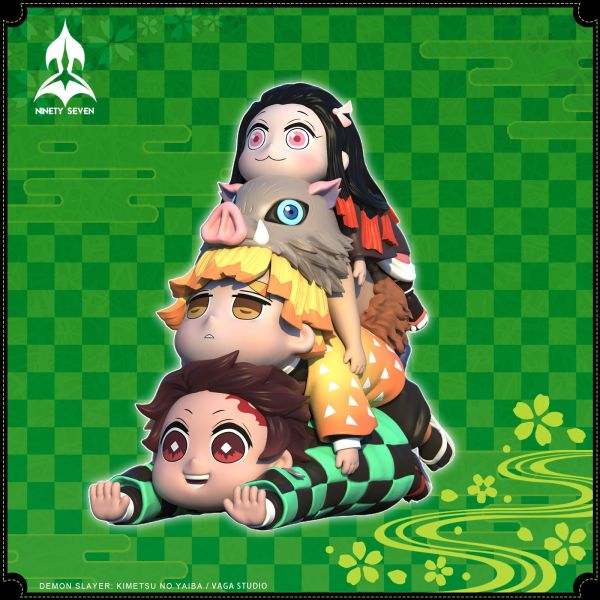 【預購】NINETY SEVEN玖柒 鬼滅之刃疊疊樂雕像-ZUIHANG SHOP