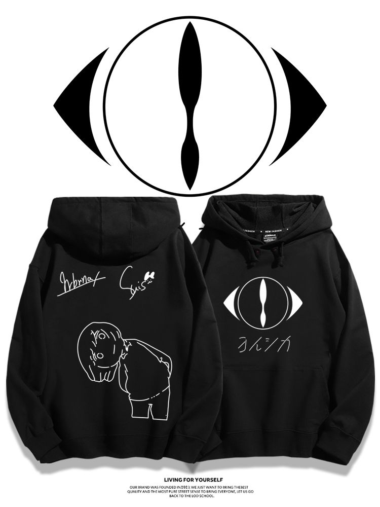 夜鹿yorushika新款 親子情侶男女款連帽衛衣-ZUIHANG SHOP