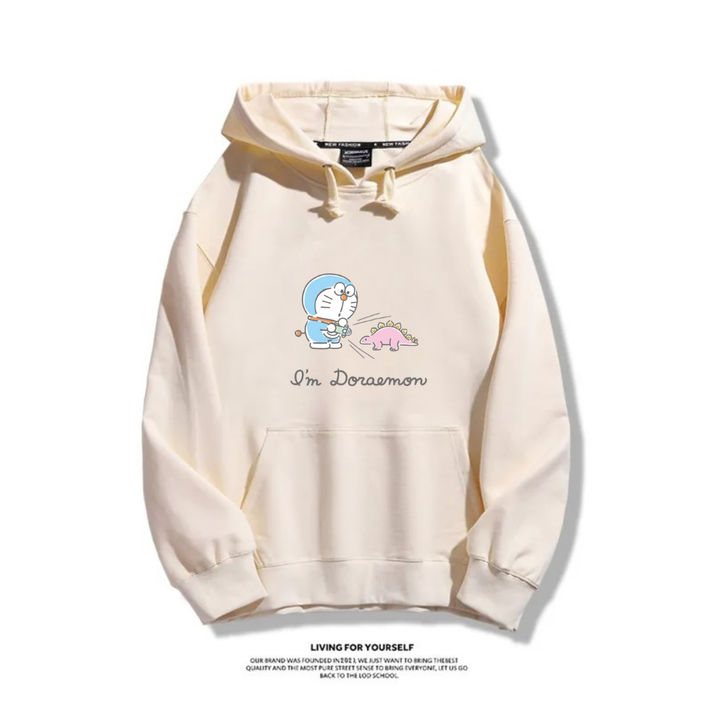 我是哆啦A夢 2025秋冬新款 親子情侶裝連帽衛衣