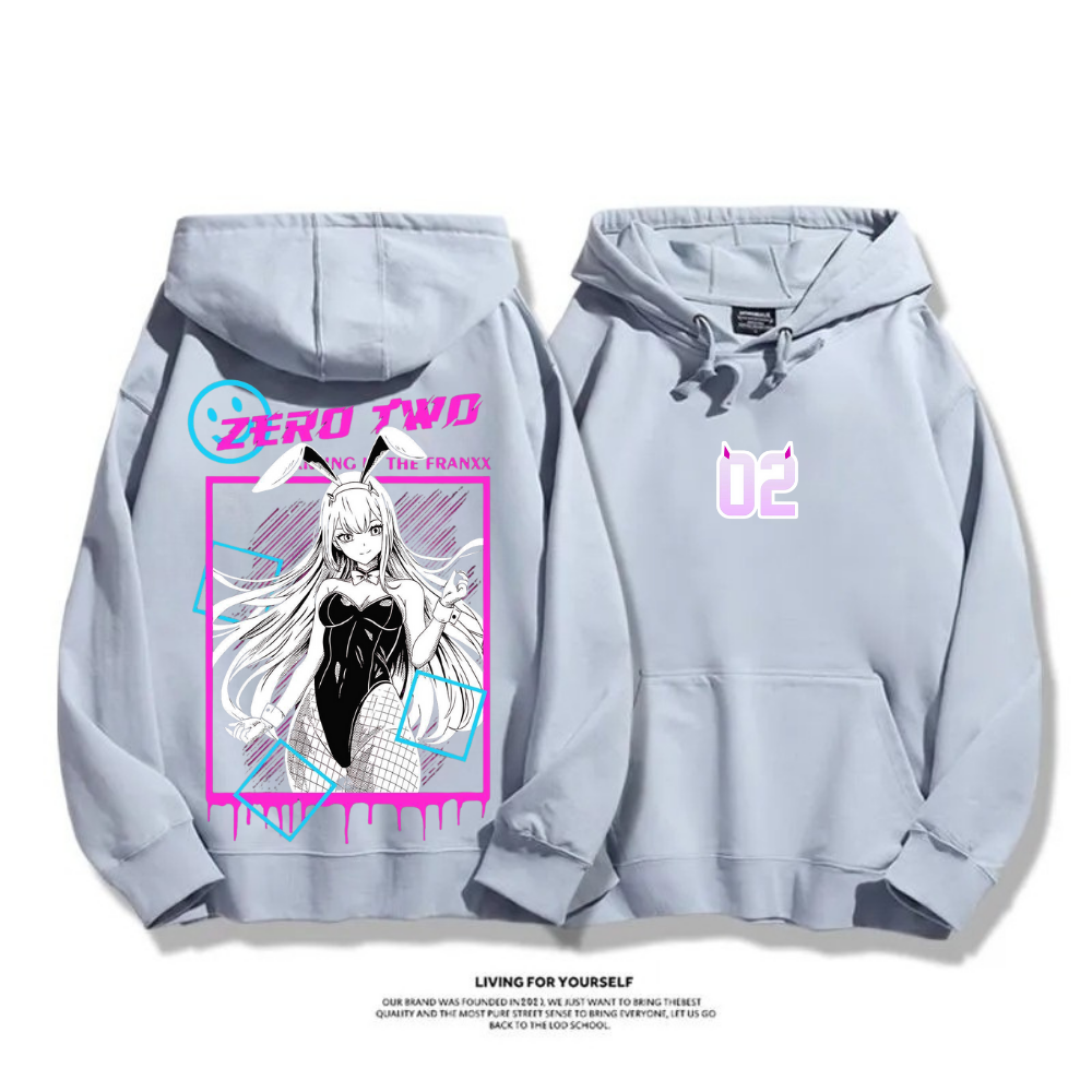 Darling in the Franxx 秋冬新款 親子情侶裝連帽衛衣