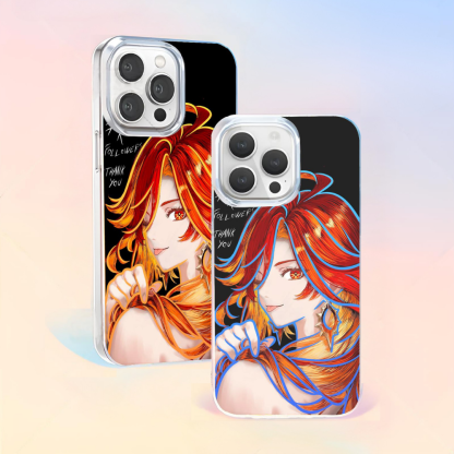 原神極光金漸變防摔手機殼