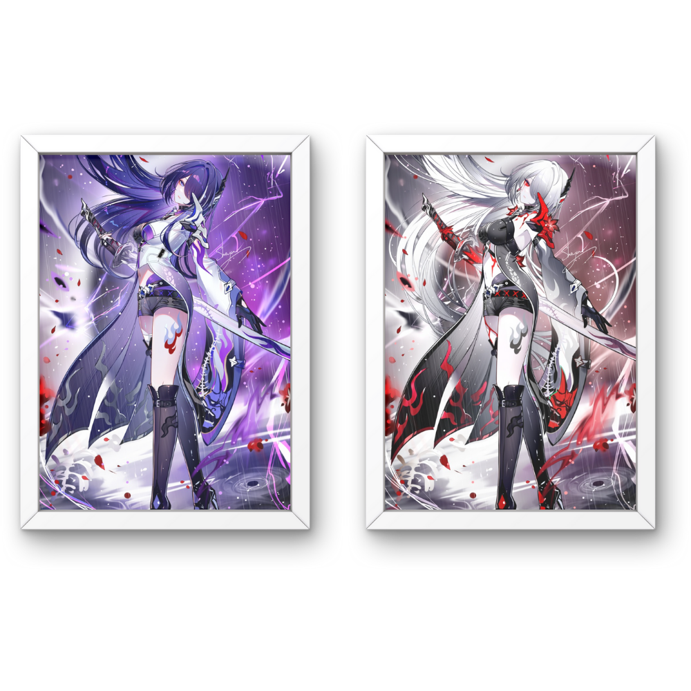 崩壞:星穹鐵道3D動漫立體畫海報 - 3D漸層與立體效果