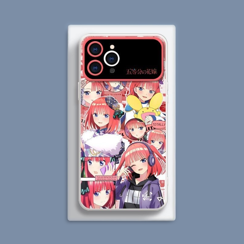 五等分的花嫁液態大視窗全包矽膠防摔軟殼