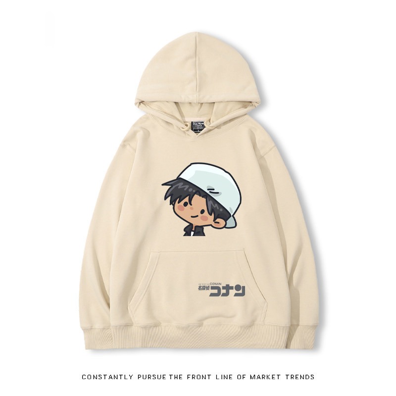 名偵探柯南 秋冬新款 親子情侶裝連帽衛衣