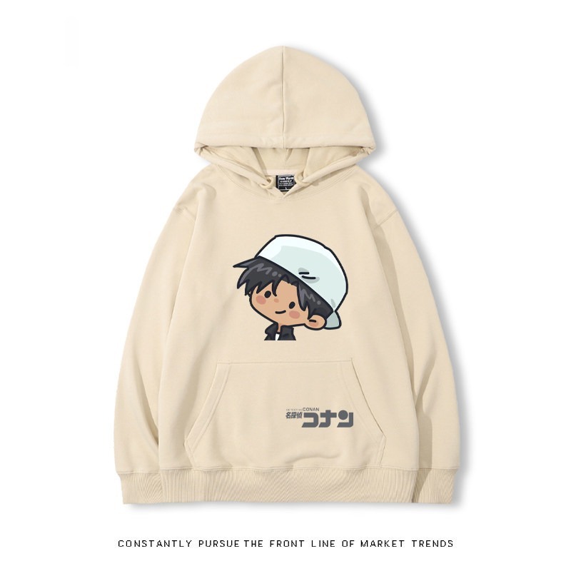 名偵探柯南 秋冬新款 親子情侶裝連帽衛衣