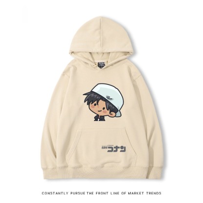 名偵探柯南 秋冬新款 親子情侶裝連帽衛衣