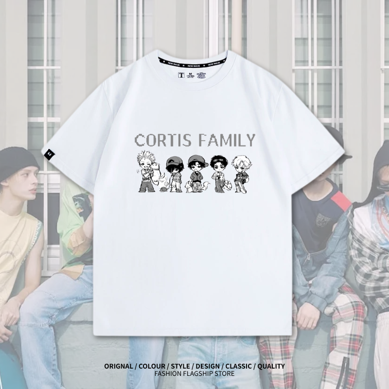 CORTIS 2025新款 親子情侶男女印花短袖T恤