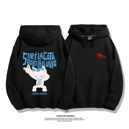 膽大黨 2025秋冬新款 親子情侶男女連帽衛衣