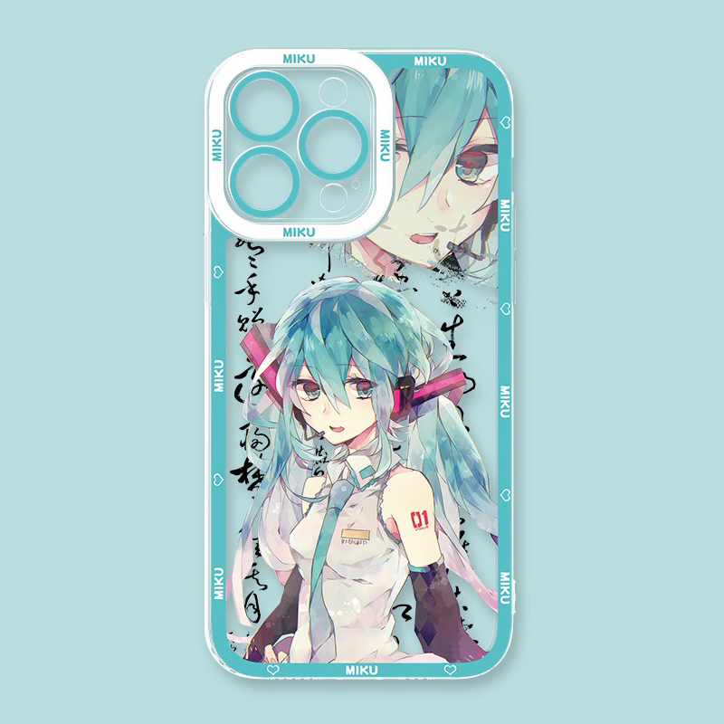 初音未來天使眼透明防摔軟殼