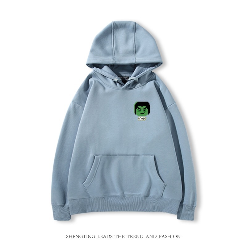 樂高積木 2025秋冬新款 親子情侶裝連帽衛衣
