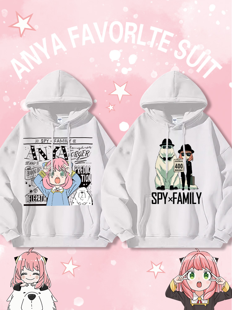 間諜家家酒新款 親子情侶男女款連帽衛衣-ZUIHANG SHOP