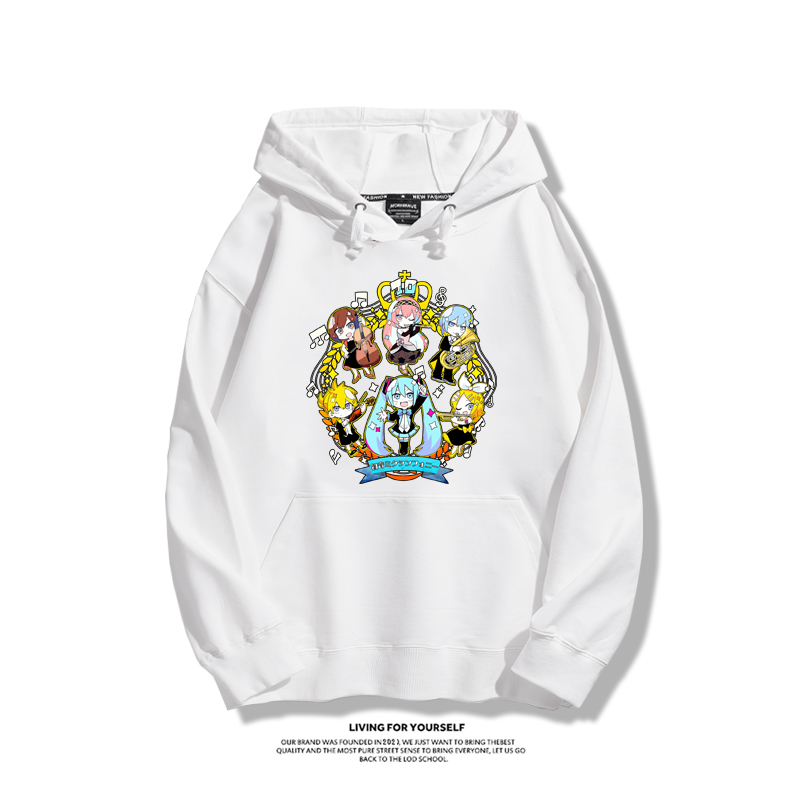 初音未來聯名鵝鴨殺新款 親子情侶男女款連帽衛衣-ZUIHANG SHOP