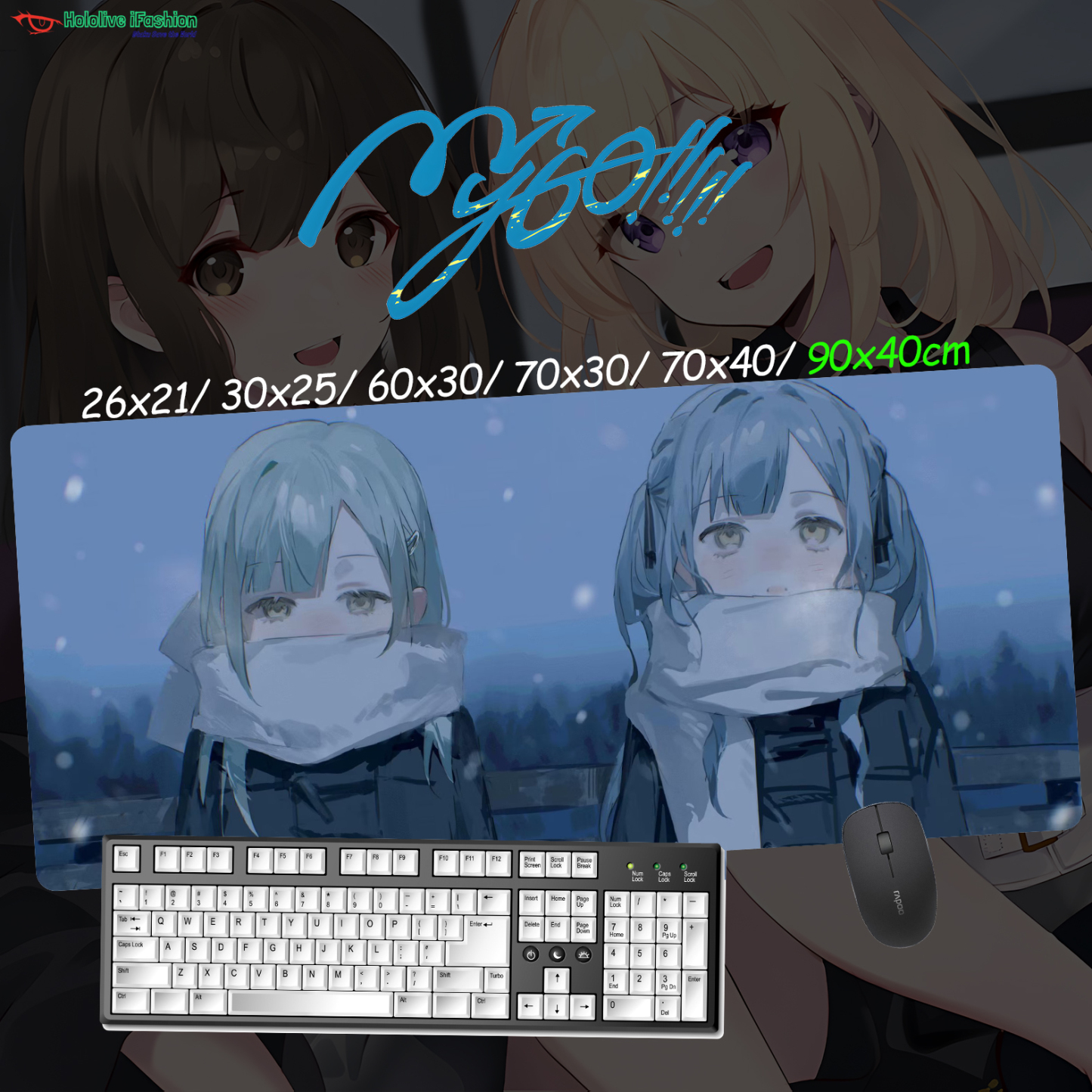 BanG Dream! It's MyGO!!!!! 超大鎖邊主題桌墊 布質滑鼠墊