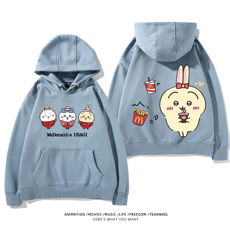 Chiikawa新款 親子情侶男女款連帽衛衣-ZUIHANG SHOP