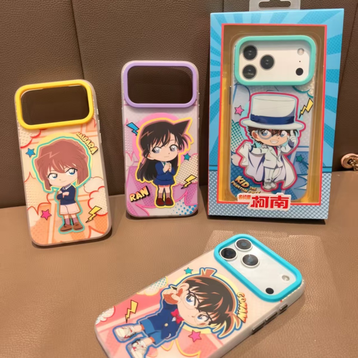 【正版授權】iPhone17系列 名偵探柯南可愛卡通高端磁吸手機殼