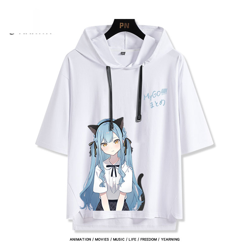 BanG Dream! It's MyGO新款 親子情侶男女款連帽短袖T恤-ZUIHANG SHOP